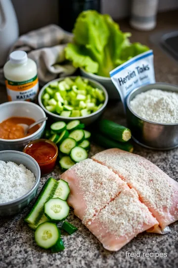 Coconut-Crumbed Fish with Sweet Chilli Slaw ingredients