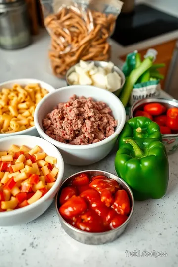 American Chop Suey ingredients