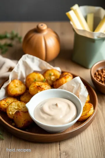 Crispy Air-Fried Baby Potatoes: A Golden Delight presentation