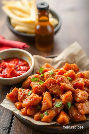 Fried Beef with Spicy Crispy Flavor ingredients