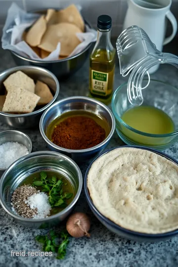 Crispy Gluten-Free Pita Chips ingredients