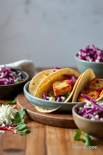 Crispy Fried Halloumi Tacos with Spicy Slaw ingredients