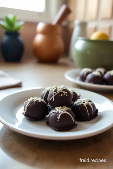 Decadent Gluten-Free Dark Chocolate Truffles steps