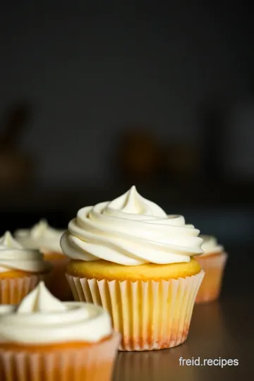 Decadent Sugar-Free Vanilla Cupcakes with Pillsbury Frosting presentation