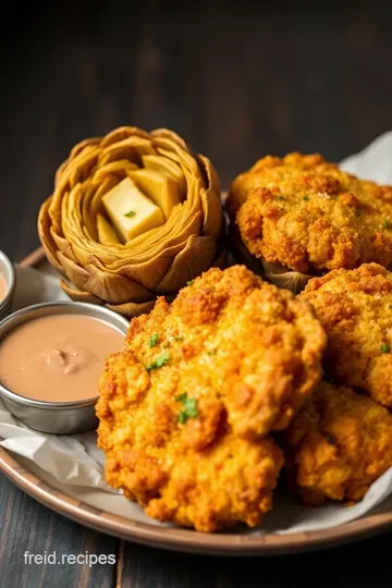 Fried Artichokes - A Crispy Delicious Appetizer presentation