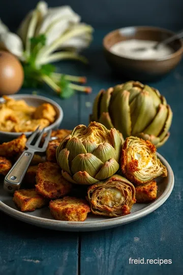 Fried Artichokes - A Crispy Delicious Appetizer steps