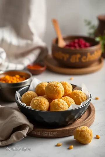 Roasted Gram Flour Ladoos - A Festive Treat steps