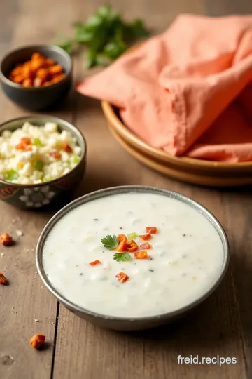 Mix Boondi Raita Recipe presentation