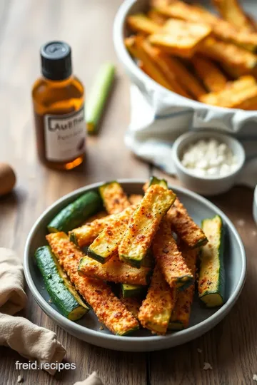 Crispy Baked Zucchini Fries ingredients