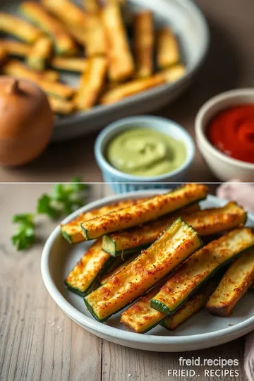 Crispy Baked Zucchini Fries steps