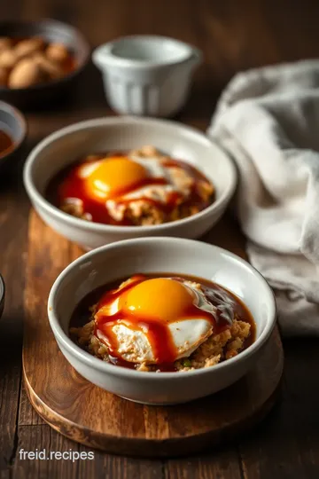 Fried Egg Foo Yung with Savory Sauce steps