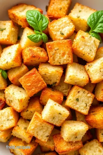 Delicious gluten free croutons: Easy Homemade Recipe for Crunchy Toppings! presentation