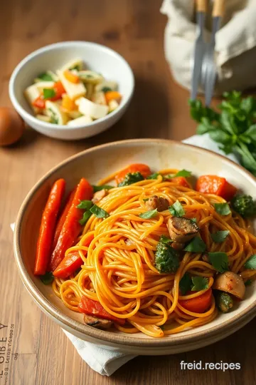 Stir-Fry Sweet Potato Noodles with Veggies ingredients