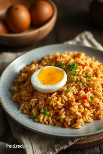 Fried Rice Egg Delight in 20 Minutes presentation