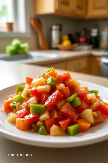 Southern Chow Chow Relish steps