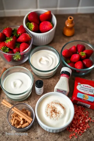 Fresas con Crema ingredients