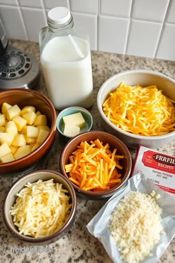 Cheesy Garlic Mashed Potatoes ingredients