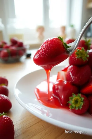 Easy Sugar Free Strawberry Syrup steps