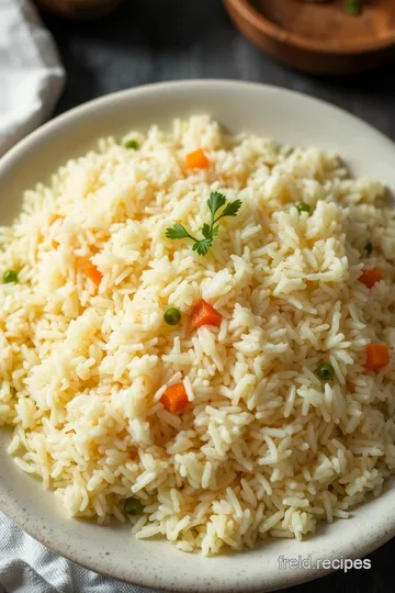 Ethereal Gluten-Free Rice Pilaf presentation