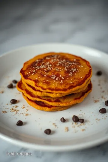 Fluffy Gluten and Dairy Free Sweet Potato Pancakes presentation