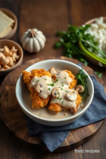 Pan-Fried Chicken in Mushroom Sauce ingredients