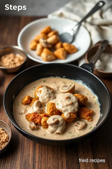 Pan-Fried Chicken in Mushroom Sauce steps