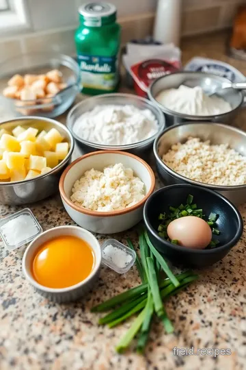 Delicious Fried Leftover Mashed Potato Cakes ingredients