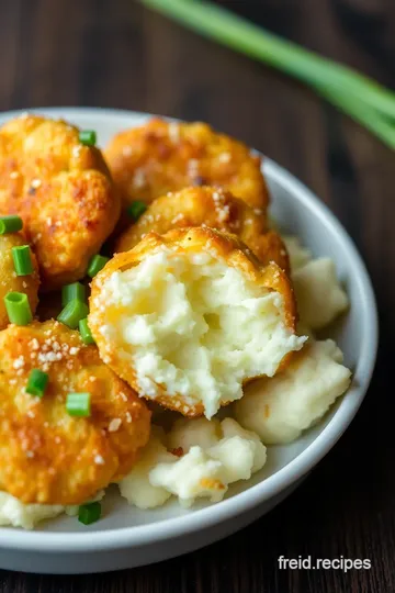 Delicious Fried Leftover Mashed Potato Cakes presentation