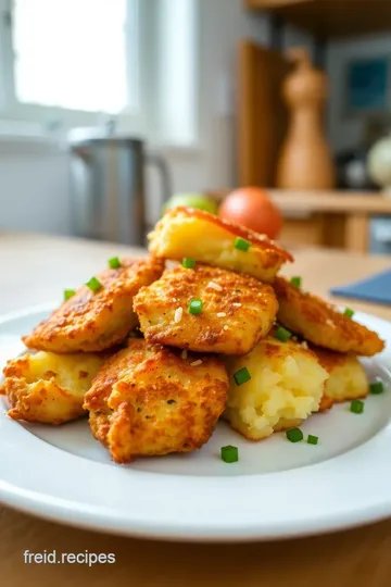 Delicious Fried Leftover Mashed Potato Cakes steps