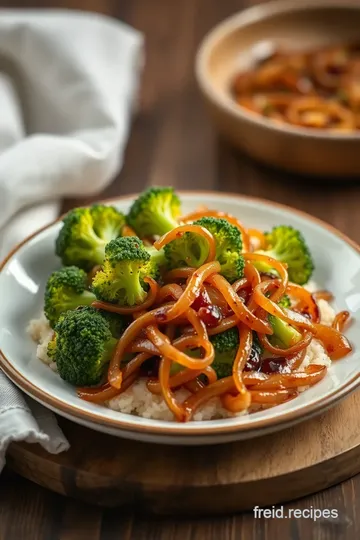 Fry Tenderstem Broccoli with Onion & Garlic ingredients