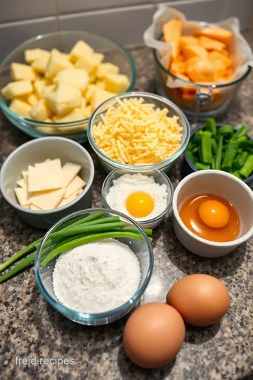 Leftover Mashed Potato Cakes ingredients