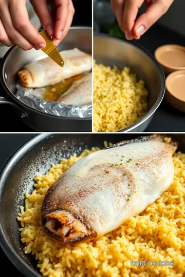 Machboos Simmach - Spiced Fried Fish with Rice steps