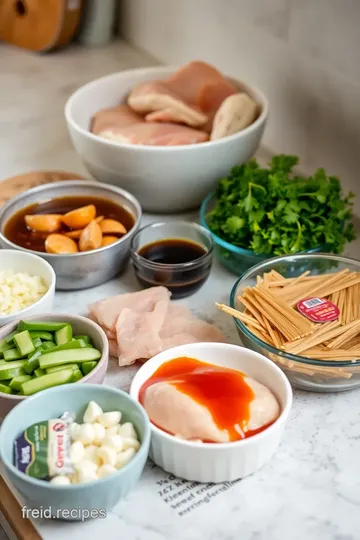 Ginger Noodles with Chicken & Hoisin Aubergines ingredients