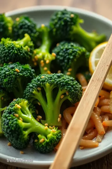 Zesty Ginger Broccoli Stir-Fry ingredients