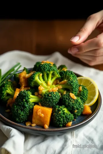 Zesty Ginger Broccoli Stir-Fry presentation