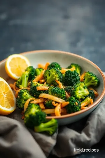 Zesty Ginger Broccoli Stir-Fry steps