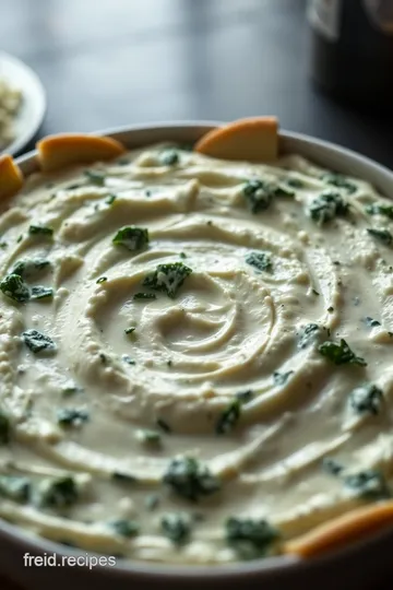 Gluten-Free Cream Cheese Spinach Dip presentation