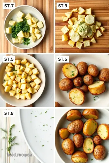 Baked Baby Potatoes with Garlic & Herbs steps