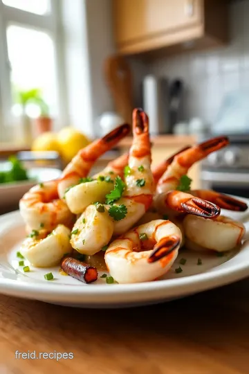 Hot Herb Butter Prawns steps