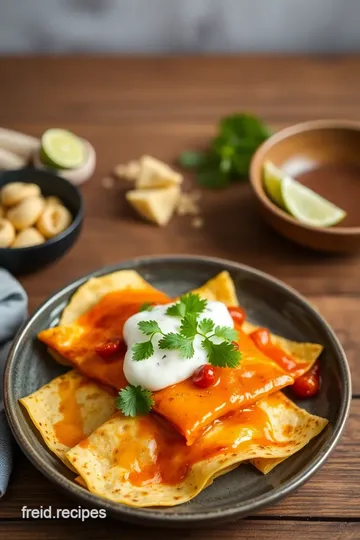 Grilled Chilaquiles with Mulato Chili Sauce steps