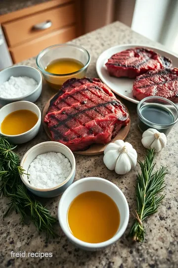 Cowboy Steak Recipe ingredients