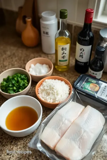 Miso-Glazed Black Cod ingredients