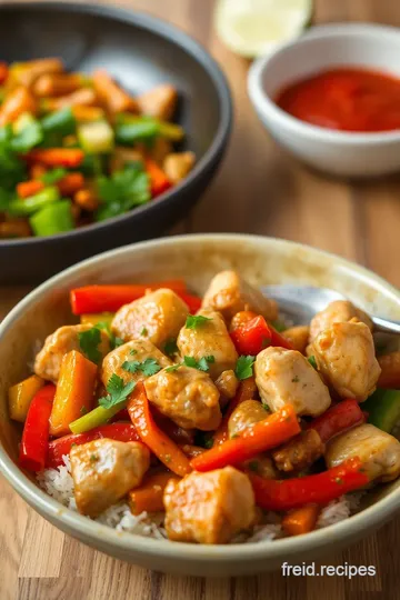 Vibrant Chicken Stir-Fry with Colorful Veggies steps