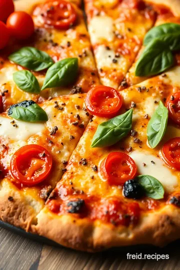 Healthy & Delicious Gluten-Free Pizza presentation