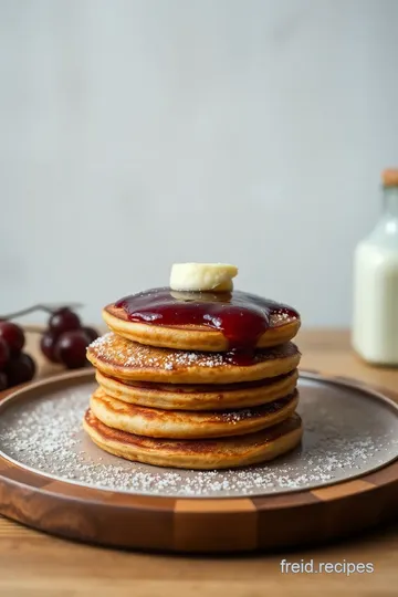 Cook Jam Doughnut Pancakes steps