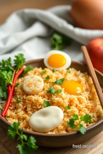 Fried Rice Eggy Fun for Kids ingredients