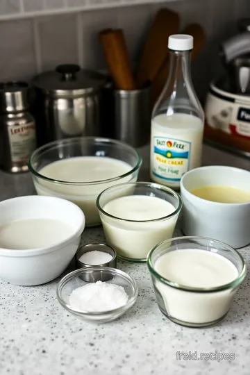 Lactose Free Ricotta Cheese ingredients