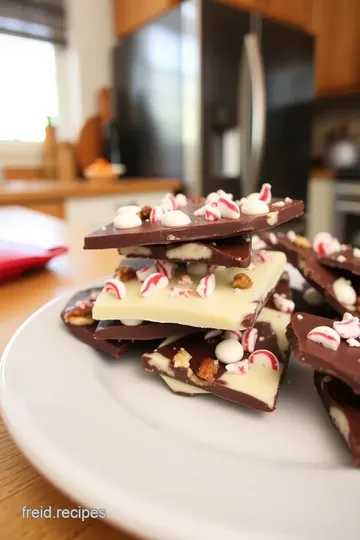 Festive Christmas Bark steps