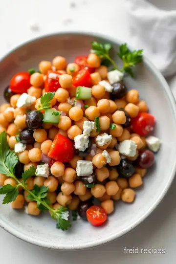 Trader Joe s Mediterranean Chickpea Salad presentation