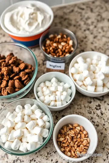 Delicious Cookie Salad ingredients